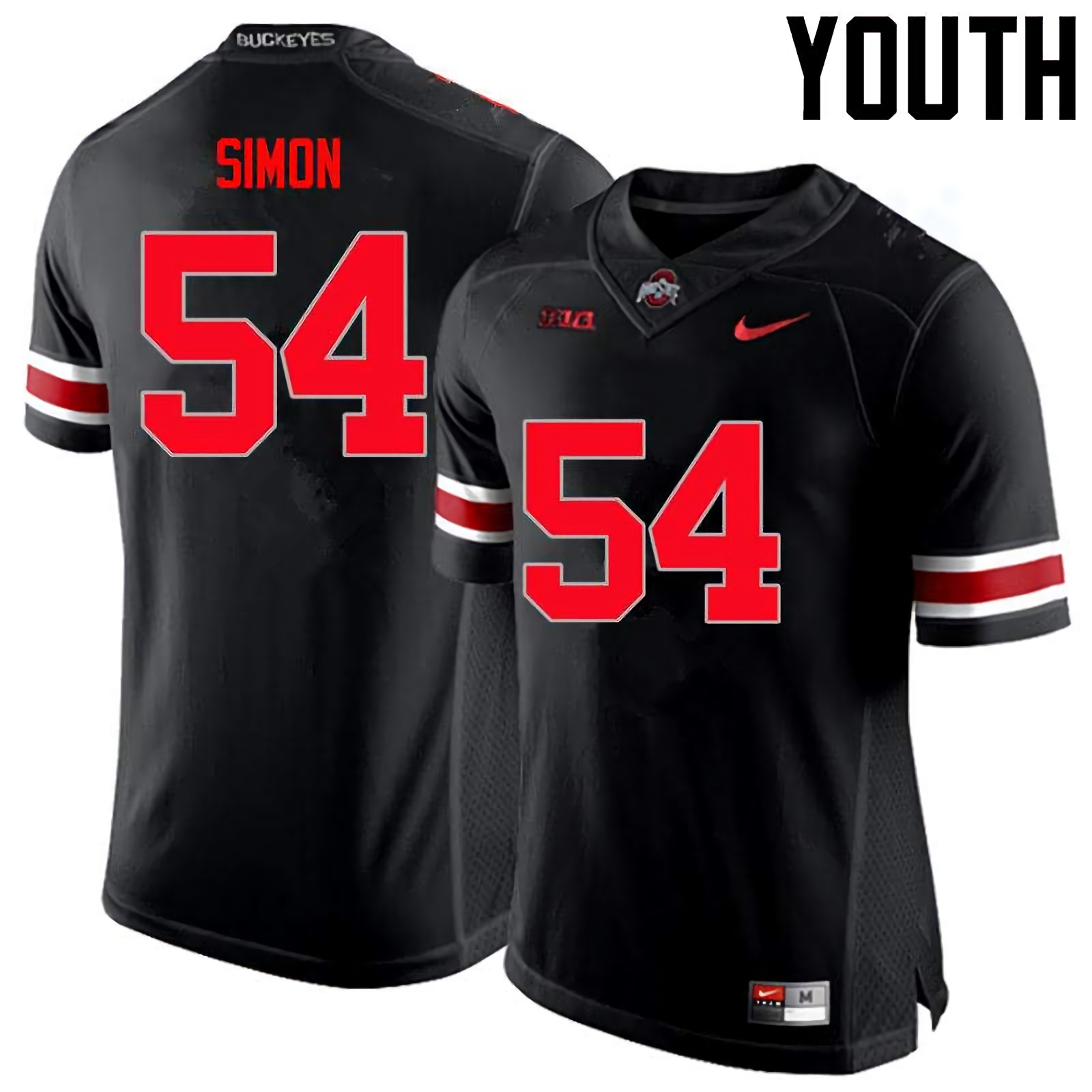 John Simon Ohio State Buckeyes Youth NCAA #54 Nike Black Limited College Stitched Football Jersey TZR2156RE